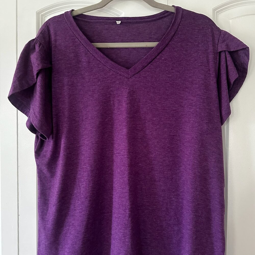 Fashionable Purple Tee